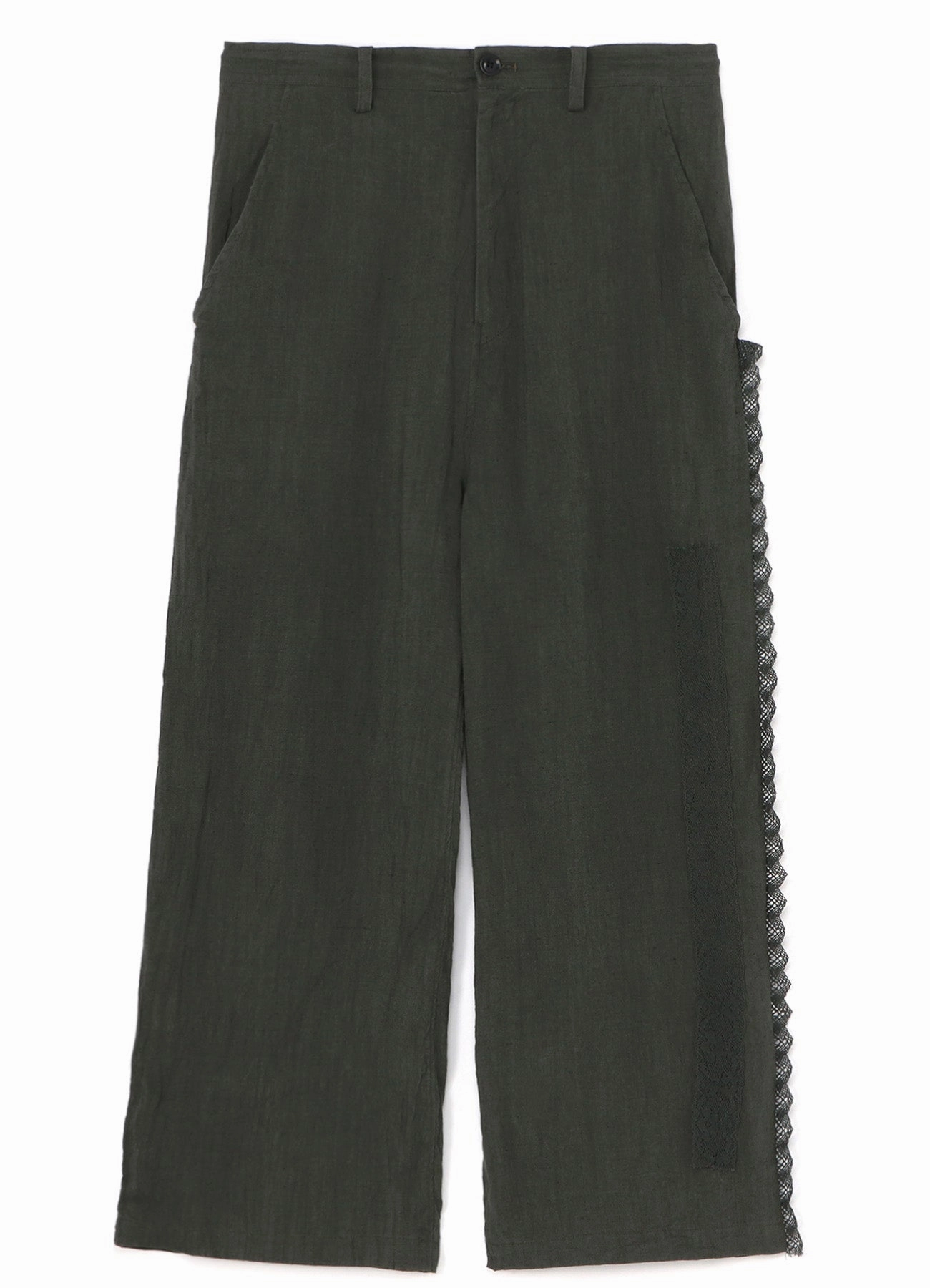 LINEN LONG STRAIGHT PANTS Training Comfort
