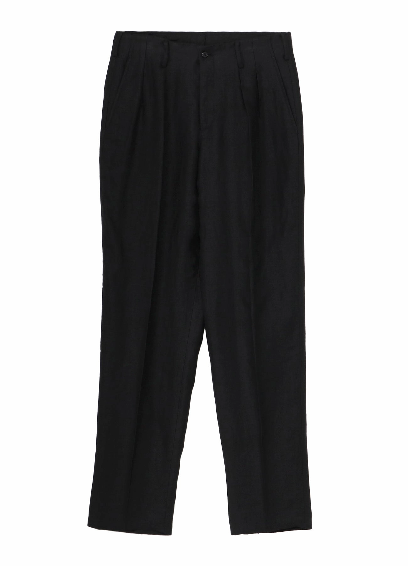 Slip Resistant Loose Design LINEN TWILL PANTS WITH 2-TUCKS