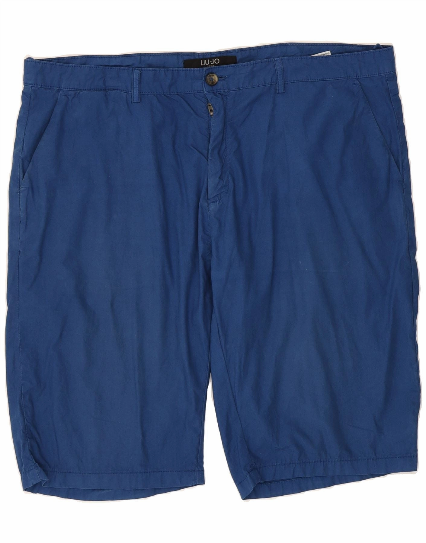 Cozy Feel LIU JO Mens Chino Shorts W40 XL Blue Cotton