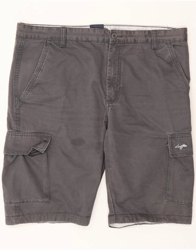 Quick Access Cargo Pockets LOTTO Mens Cargo Shorts 2XL W42  Grey Cotton