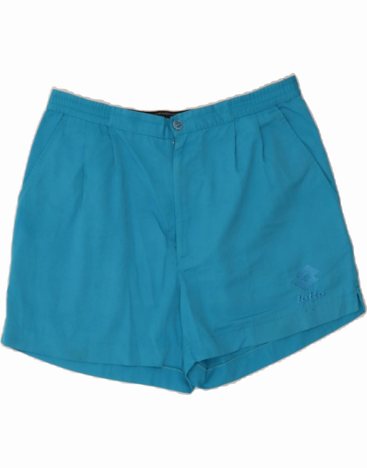 Casual Flex delivery work LOTTO Mens High Waist Chino Shorts XL W34 Blue