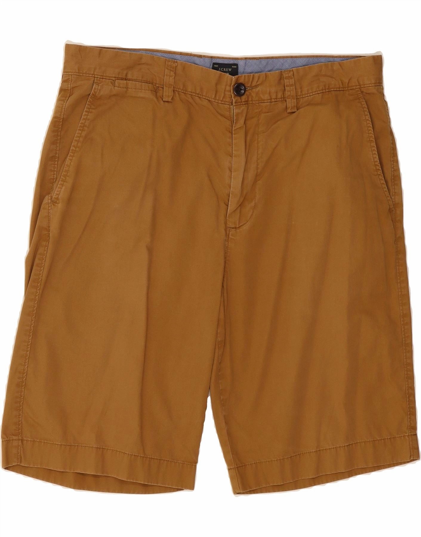 Active Days J. CREW Mens Club Chino Shorts W34 Large Brown Cotton