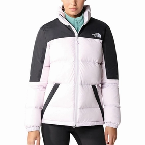 The North Face Diablo Womens Down Jacket - Purple Waterproof Protection Zip-up