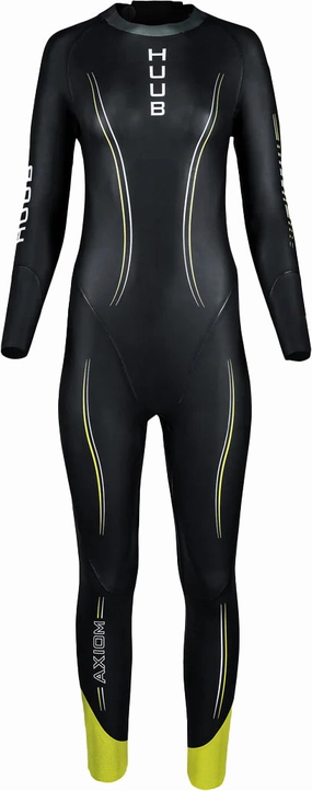 HUUB Axiom Thermal Womens Wetsuit - Black Recycled Material Blends HighDensity Foam Core