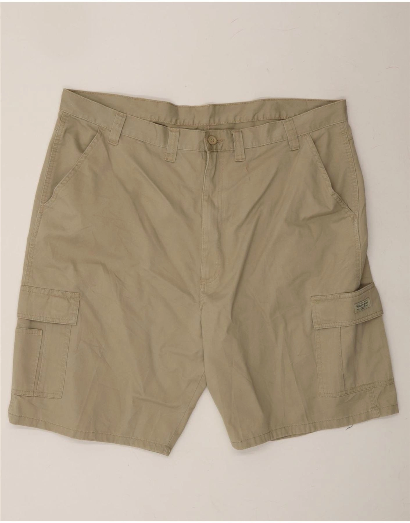 ethical fashion WRANGLER Mens Cargo Shorts W44 2XL Khaki