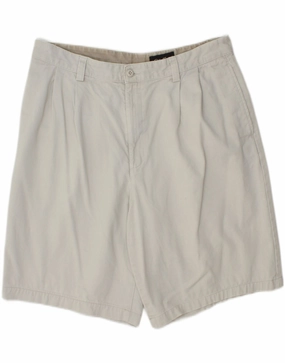 EDDIE BAUER Mens Relaxed Fit Chino Shorts W36 Large  Beige Cotton Warm Vibe