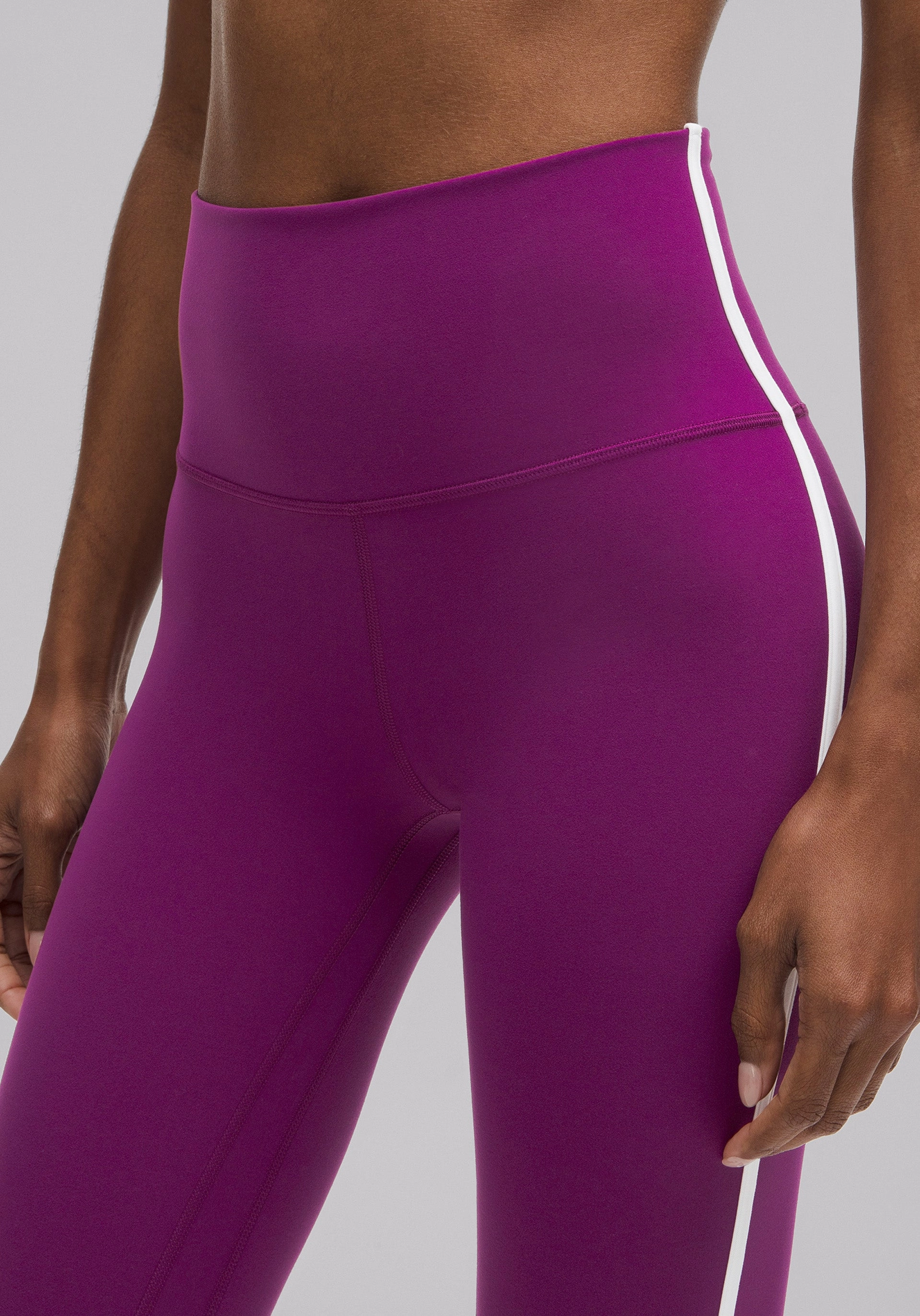 lululemon Align? High-Rise Side-Stripe Tight 25" Pro Athlete Breathable Fabric Summer Wear Fade Resistant
