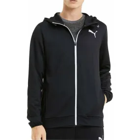 Versatile Layering Piece Puma Ready To Go Full Zip Mens Training Hoody - Black