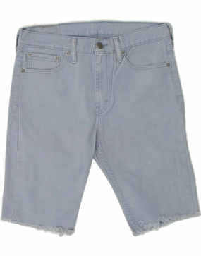 LEVI'S Mens 511 Denim Shorts W31 Medium  Blue Cotton MoistureWickingLining