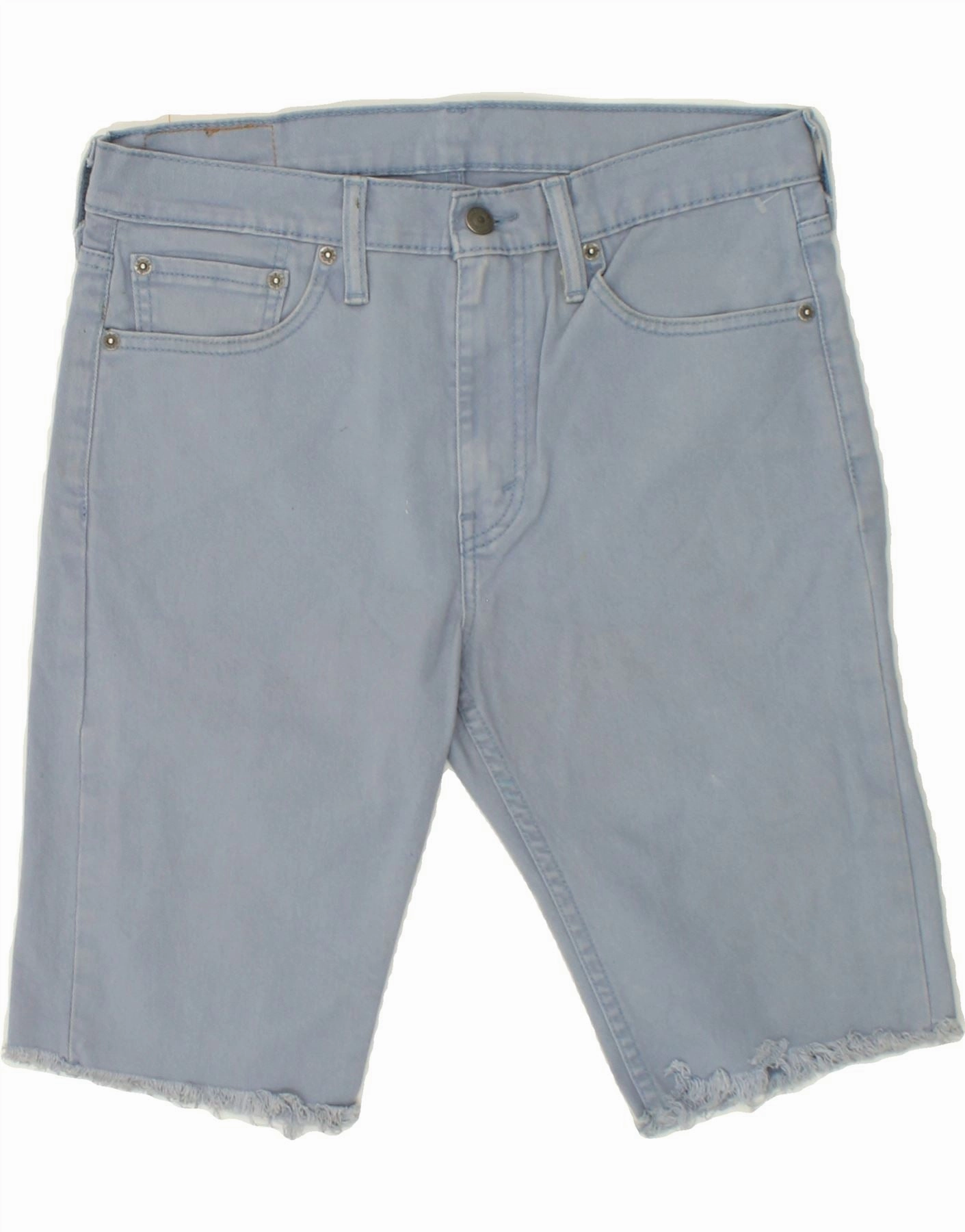 LEVI'S Mens 511 Denim Shorts W31 Medium  Blue Cotton MoistureWickingLining