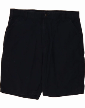 CARHARTT Mens Cargo Shorts W42 2XL Navy Blue Cotton Airflow Fit