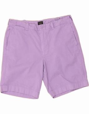 Abrasion Dispersing Weave J. CREW Mens Stanton Chino Shorts W35 Large Purple Cotton