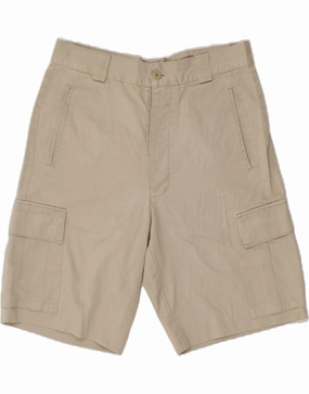 RIFLE Mens Cargo Shorts W34 Large Beige Cotton Simple Appeal Stretch performance