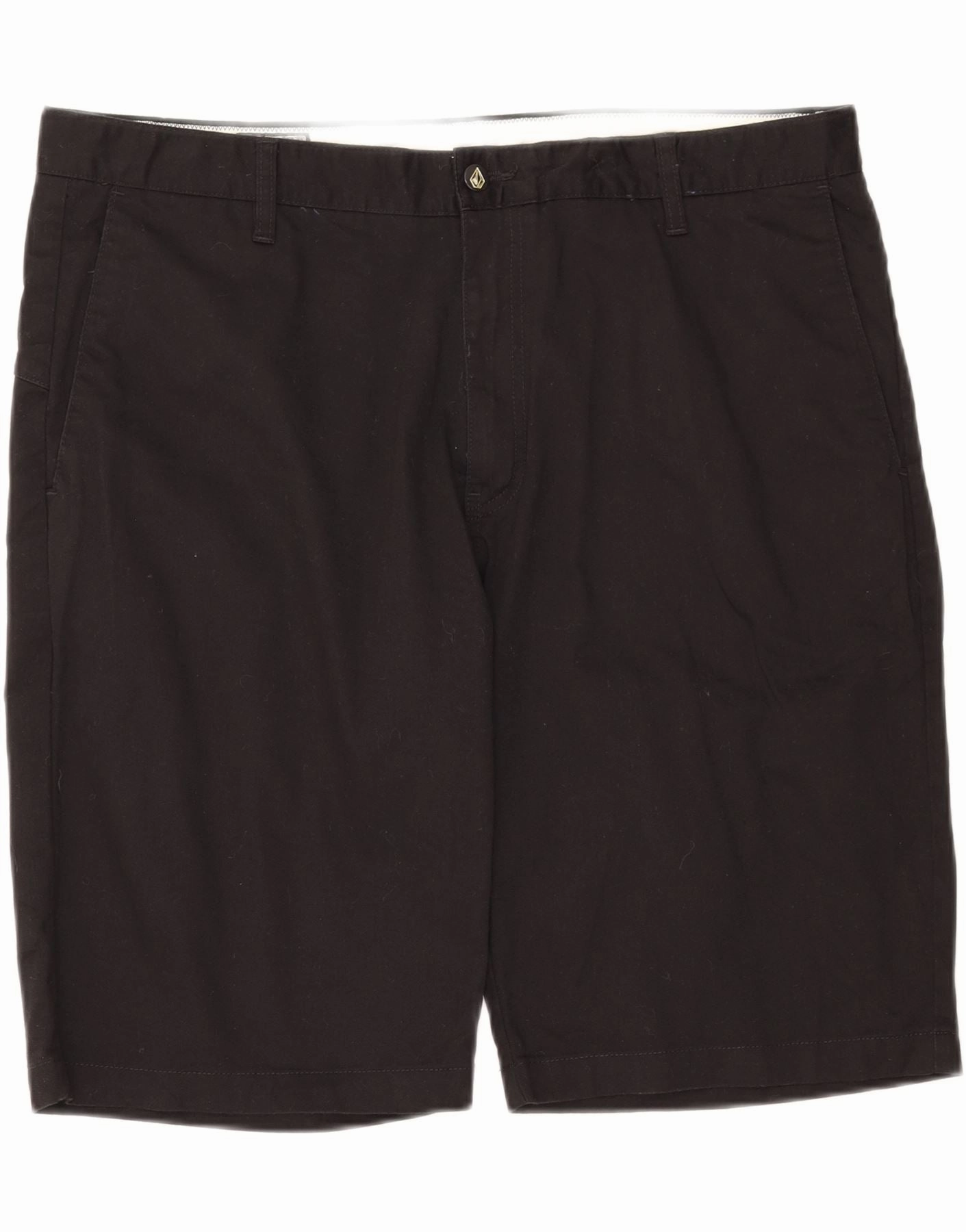 cycling outfit VOLCOM Mens Chino Shorts W38 XL Black Cotton