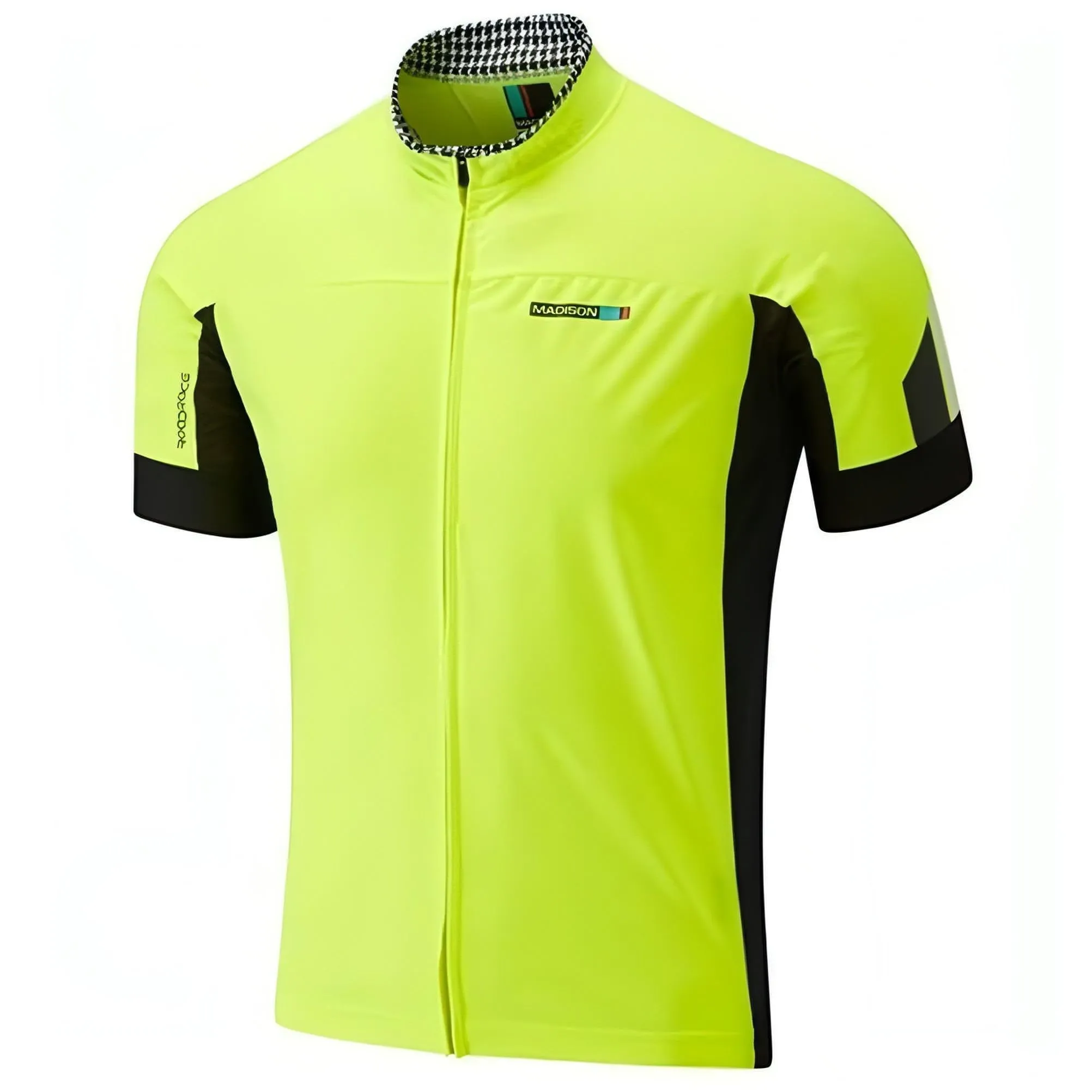 Sleek Layer Madison RoadRace Windtech Mens Windproof Road Cycling Jersey - Yellow