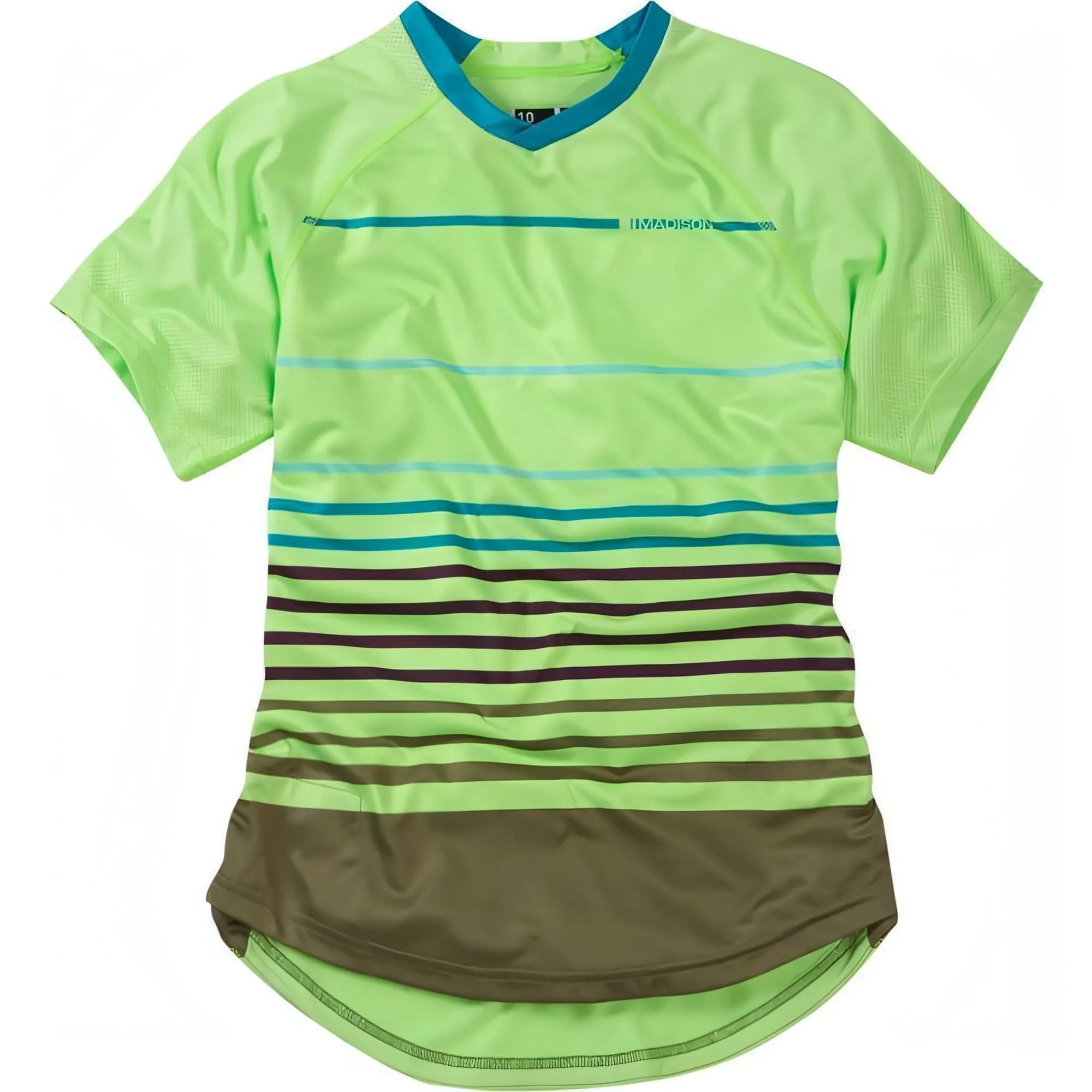 Madison Zena Short Sleeve Womens Cycling Jersey - Green High Density Knit easygoing look