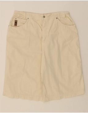 Body Contouring Daily Casual MARINA SPORT Mens Casual Shorts W32 Medium Off White Cotton