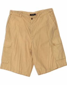 Functional Fit Core Flex MARINA YACHTING Mens High Waist Cargo Shorts IT 54 2XL W36 Beige Cotton