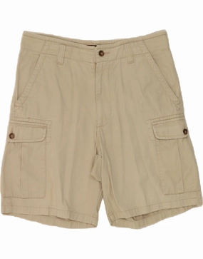 Wrinkle Resistant Treatment Easy Breezy MARLBORO CLASSICS Mens Cargo Shorts EU 50 Large W34  Beige Cotton