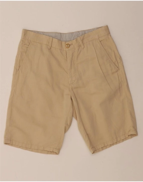 ski wear MASSIMO DUTTI Mens Chino Shorts EU 38 Small W30  Beige Cotton