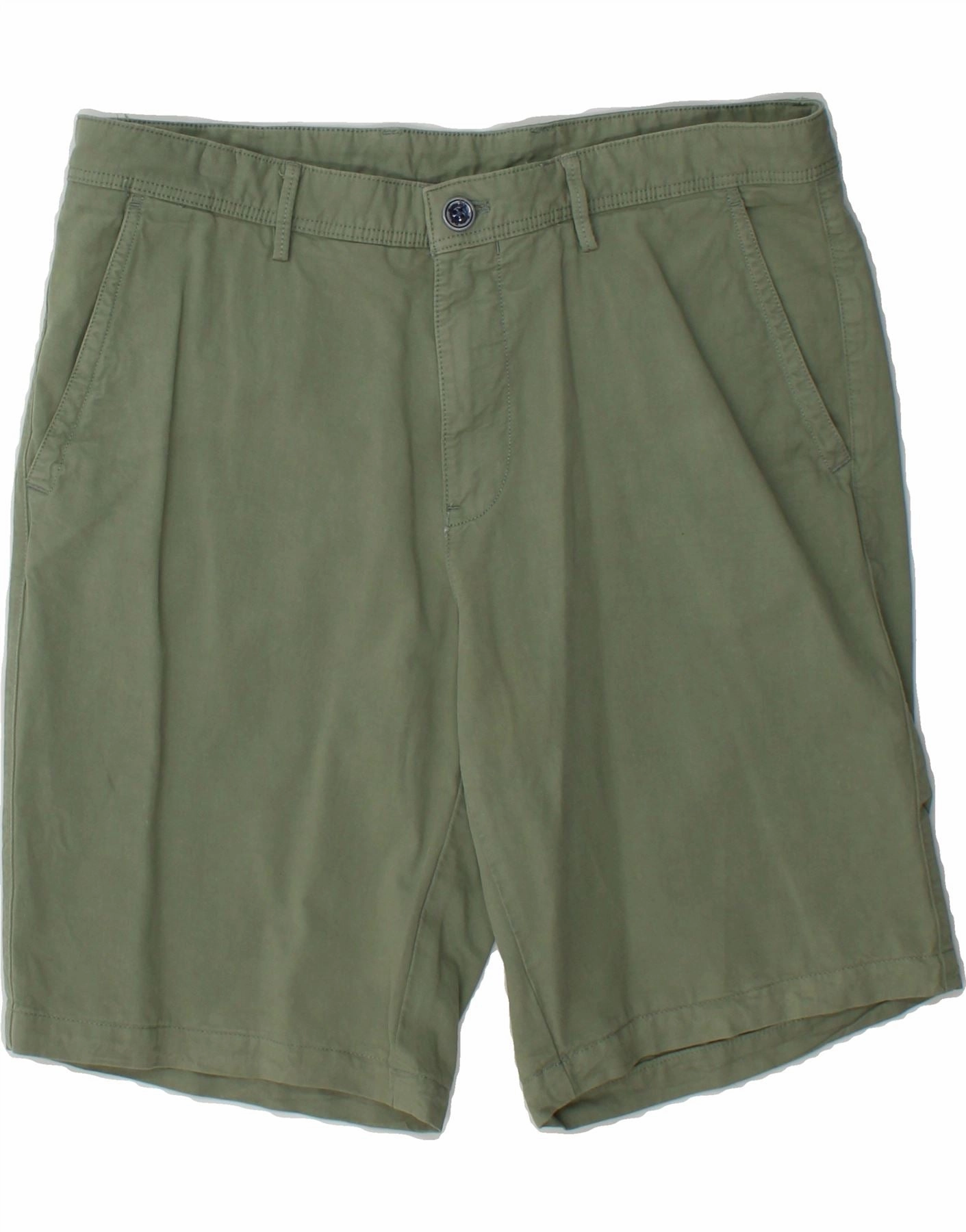 cool tones Versatile Style MASSIMO DUTTI Mens Chino Shorts EU 40 Medium W31 Khaki Cotton