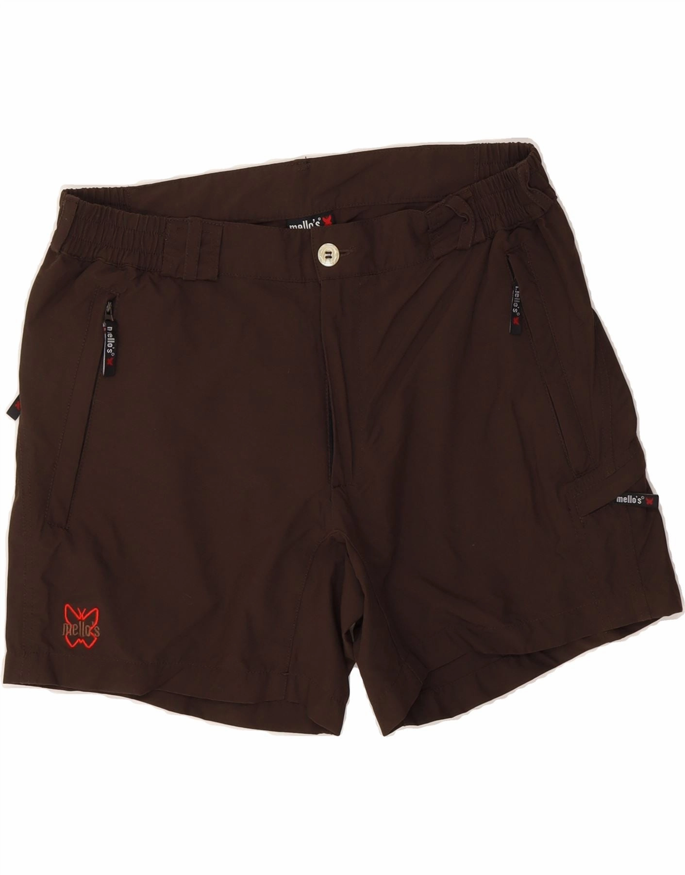 MELLO'S Mens Cargo Shorts IT 52 XL W34  Brown Polyamide Weekend Outing