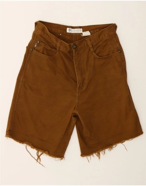 COLUMBIA Mens Denim Shorts W26 XS Brown rooftop party look
