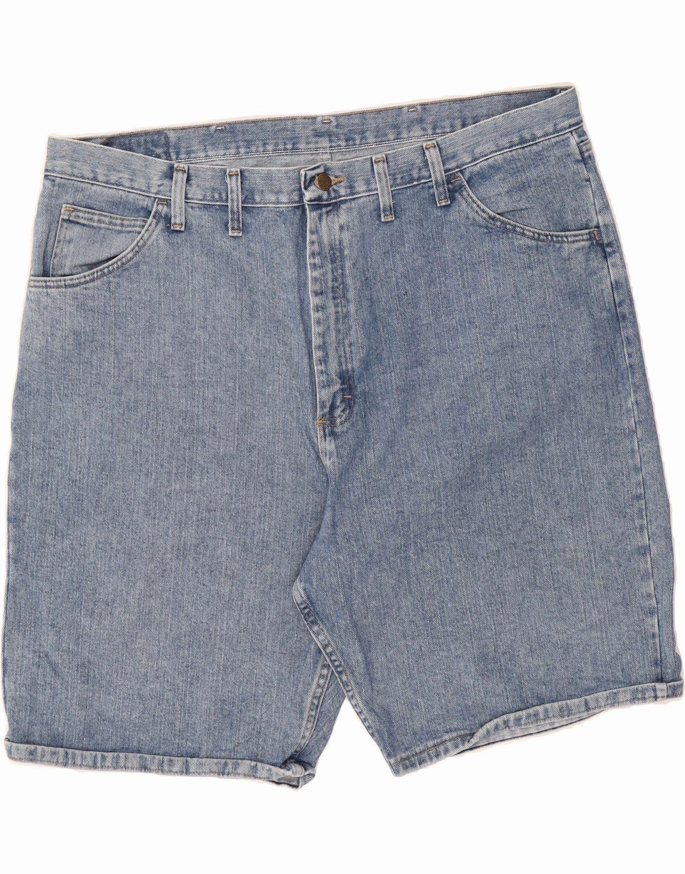 All Day Movement Fit men's clothing WRANGLER Mens Relaxed Fit Denim Shorts XS W44 Blue Cotton