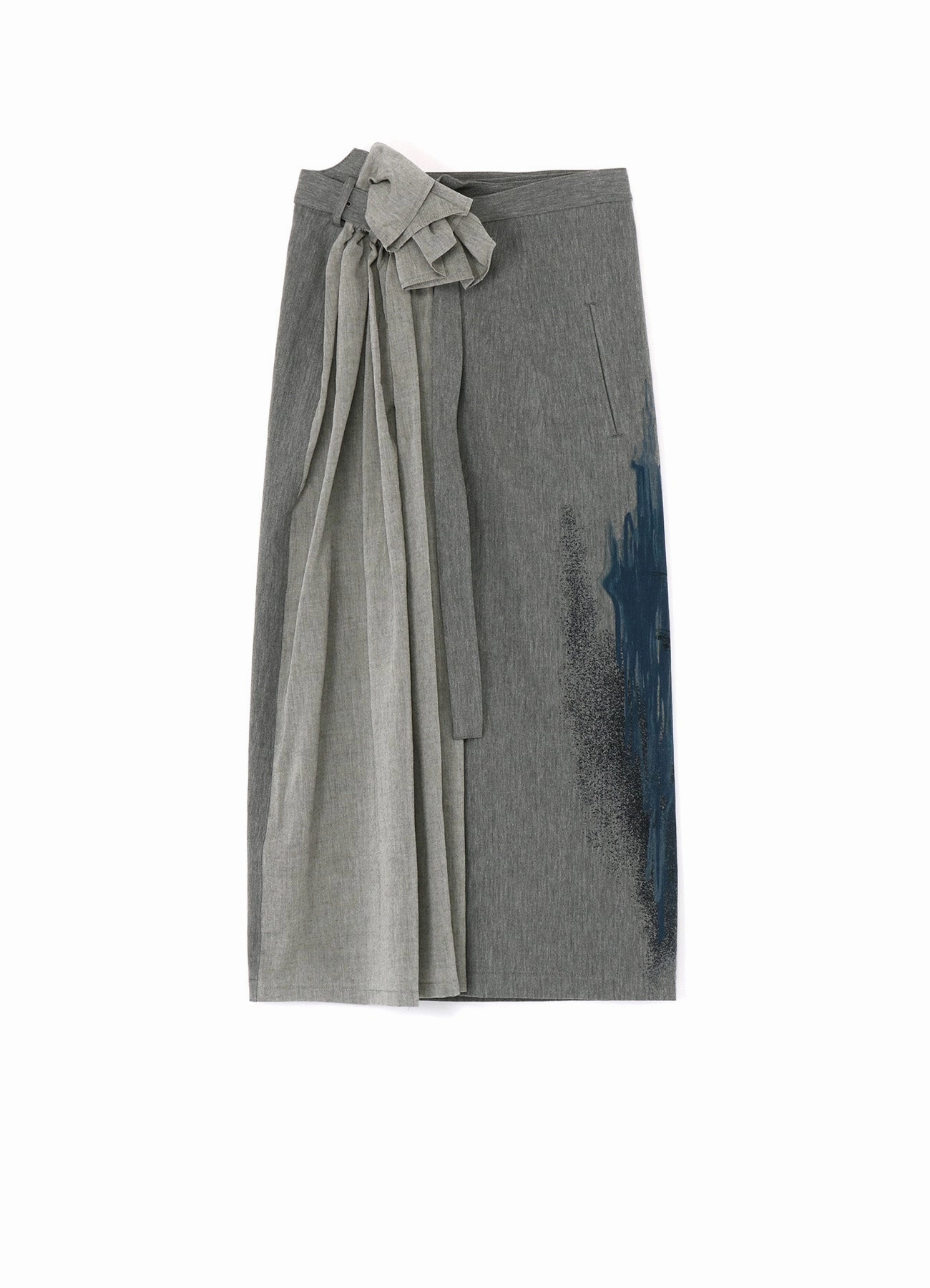 Versatile Waist MINI HERRINGBONE BEE PRINT DOUBLE BELTED SKIRT