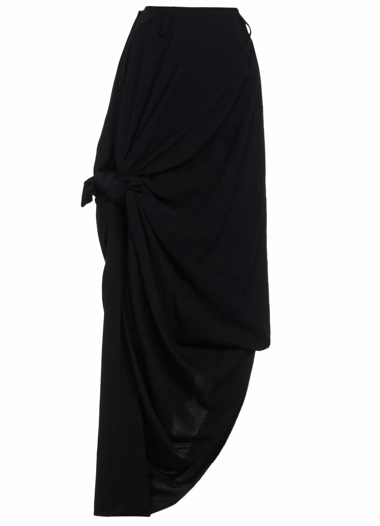 Breathable Weave Fabric TWILL KNOT DETAIL SKIRT