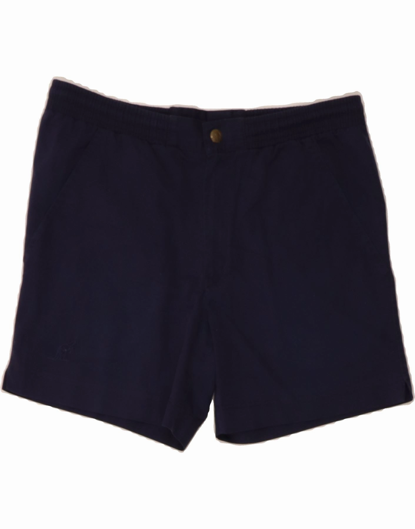 AUSTRALIAN L'ALPINA Mens Chino Shorts IT 48 Medium W36 Navy Blue Abrasion Resistant Hem ReinforcedStressPoints