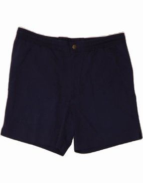 AUSTRALIAN L'ALPINA Mens Chino Shorts IT 48 Medium W36 Navy Blue Abrasion Resistant Hem ReinforcedStressPoints