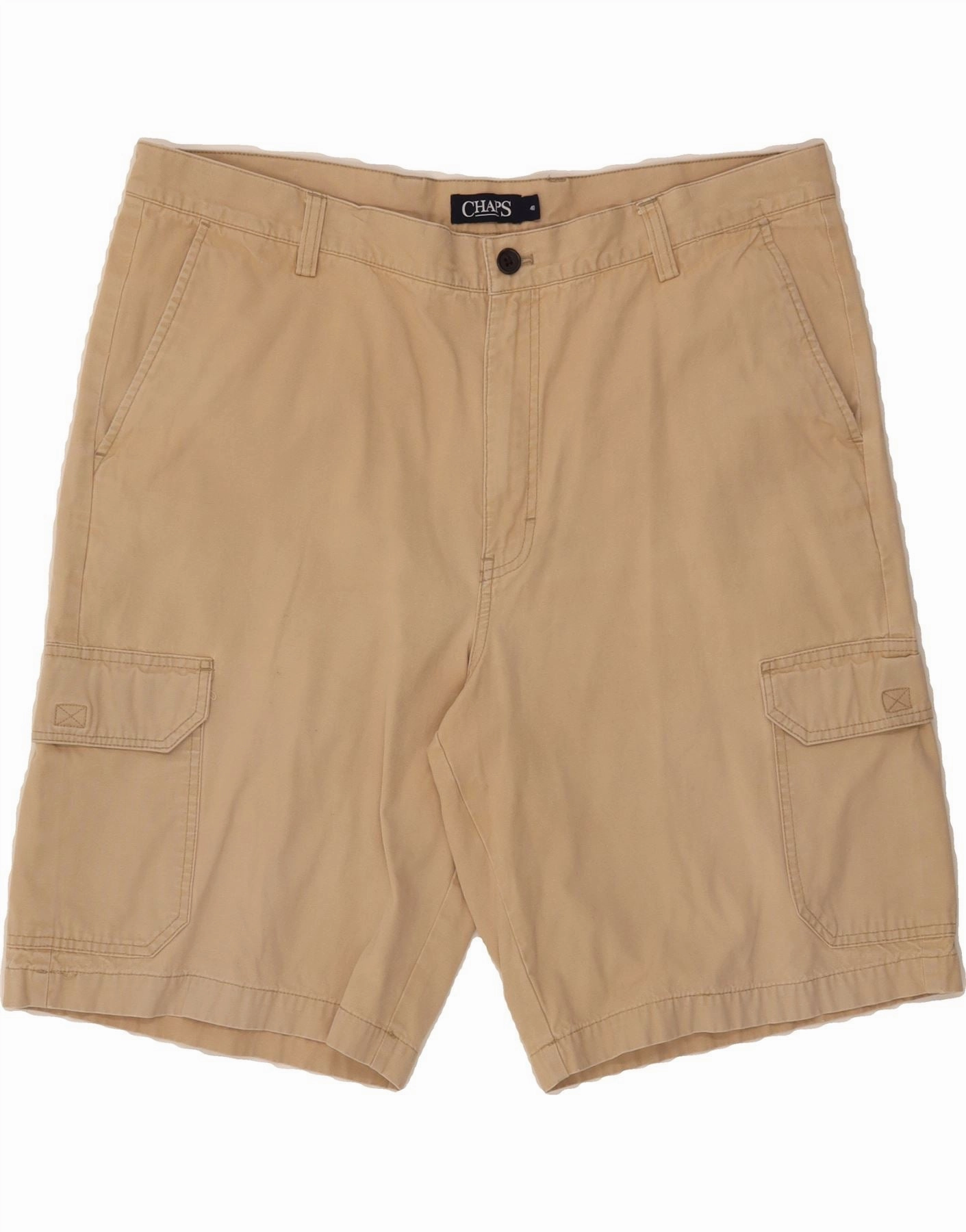 CHAPS Mens Cargo Shorts W40 XL Beige Cotton entertainment industry