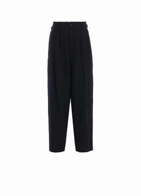 CHAMBRAY VIYELLA STRIPED WIDE TROUSERS WITH SIDE TAPE Casual Active