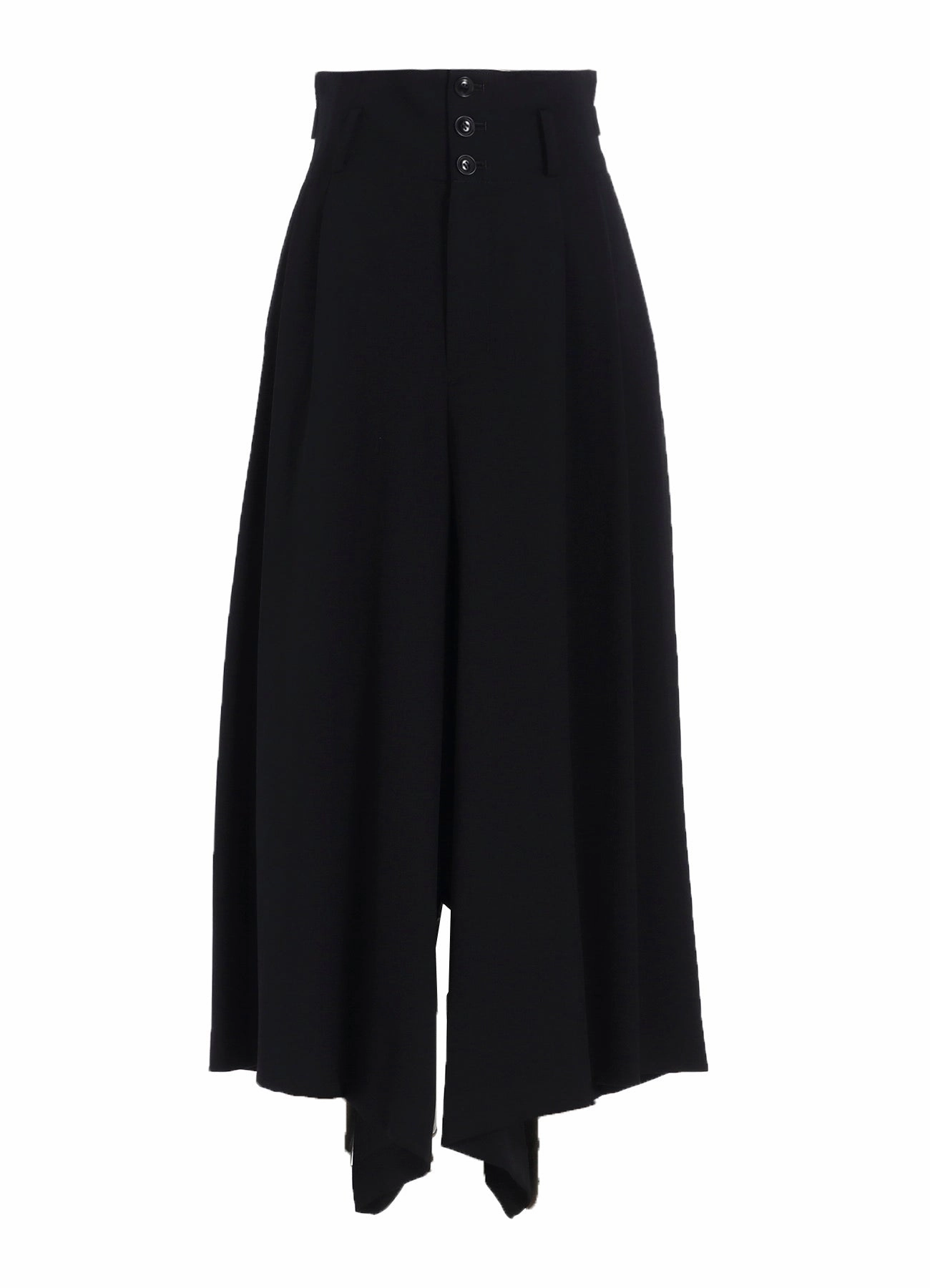Comfy Style WOOL GABARDINE WIDE PANTS