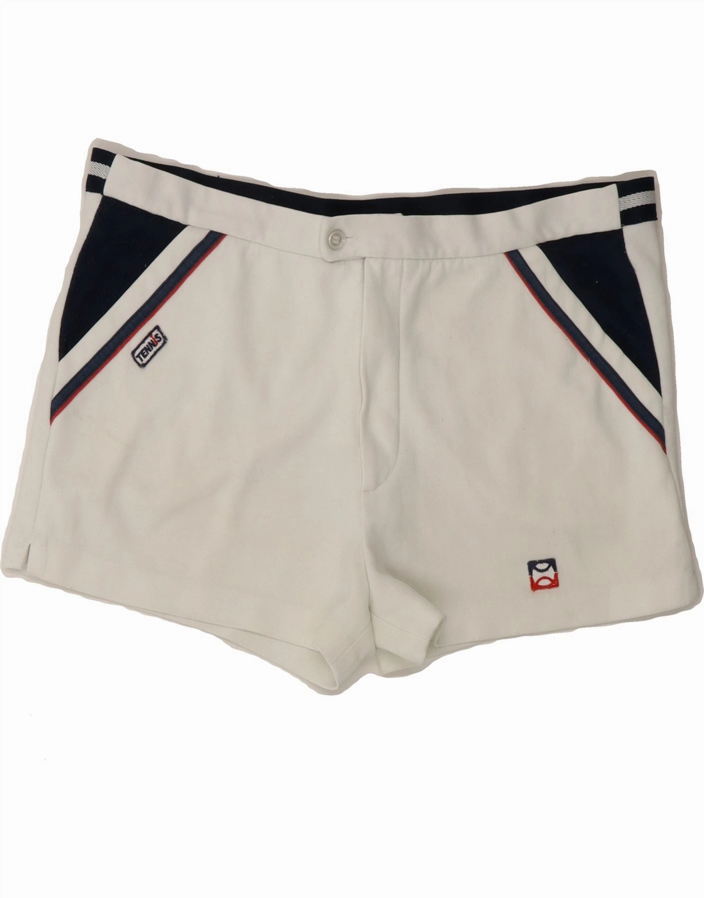 Light Fit Functional Comfort MISTRAL Mens Chino Shorts IT 50 Large W40  White Colourblock