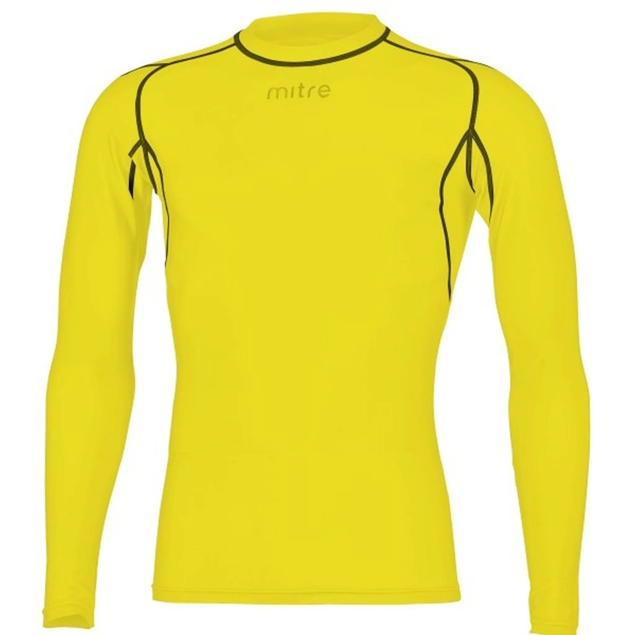 Mitre Mens Neutron Long Sleeve Compression Top Sporty Appeal