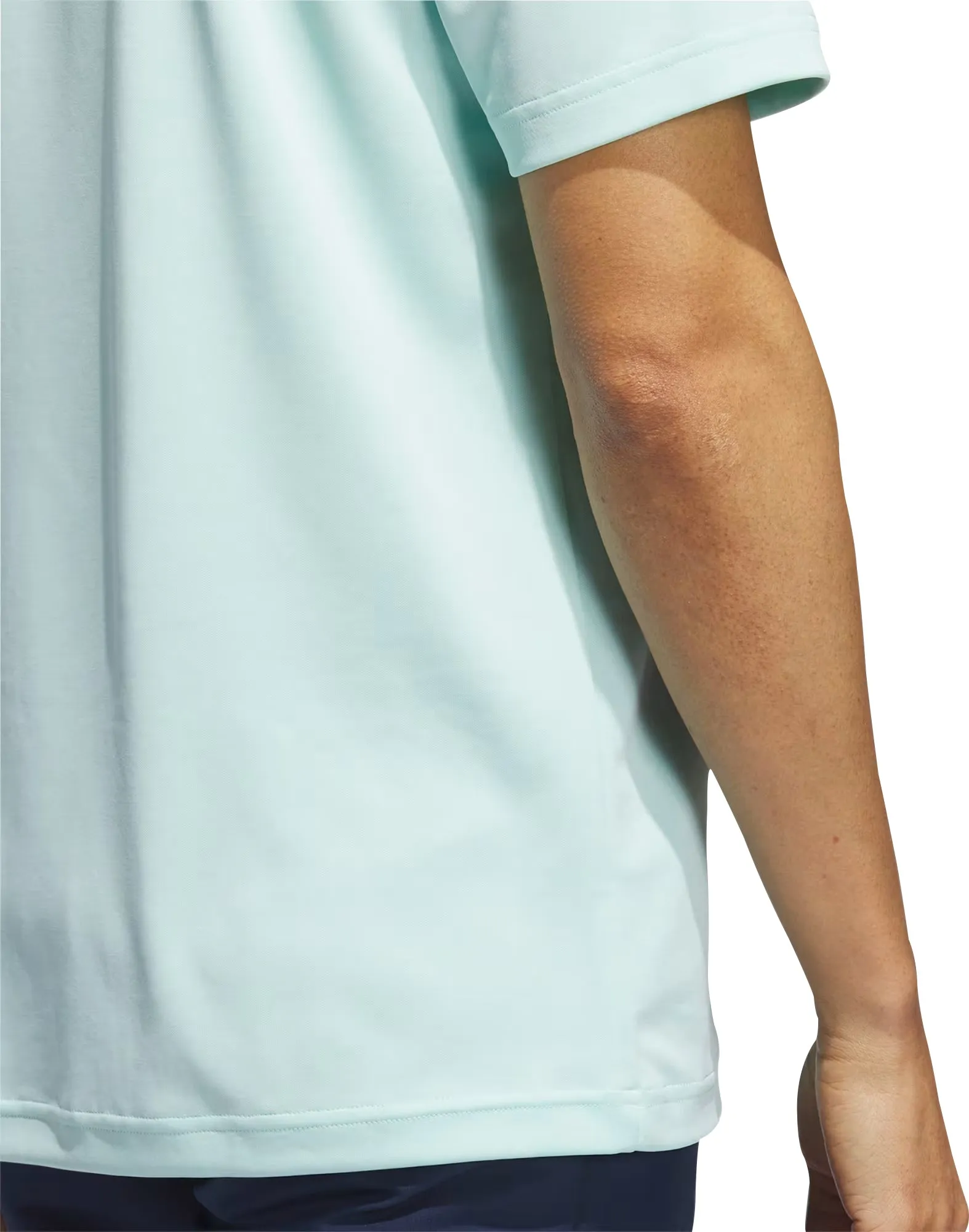 Vibrant Prints adidas Drive Heather Short Sleeve Mens Golf Polo Shirt - Green