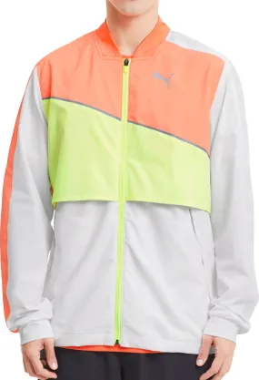 Puma Lite Woven Ultra Mens Running Jacket - White Elderly