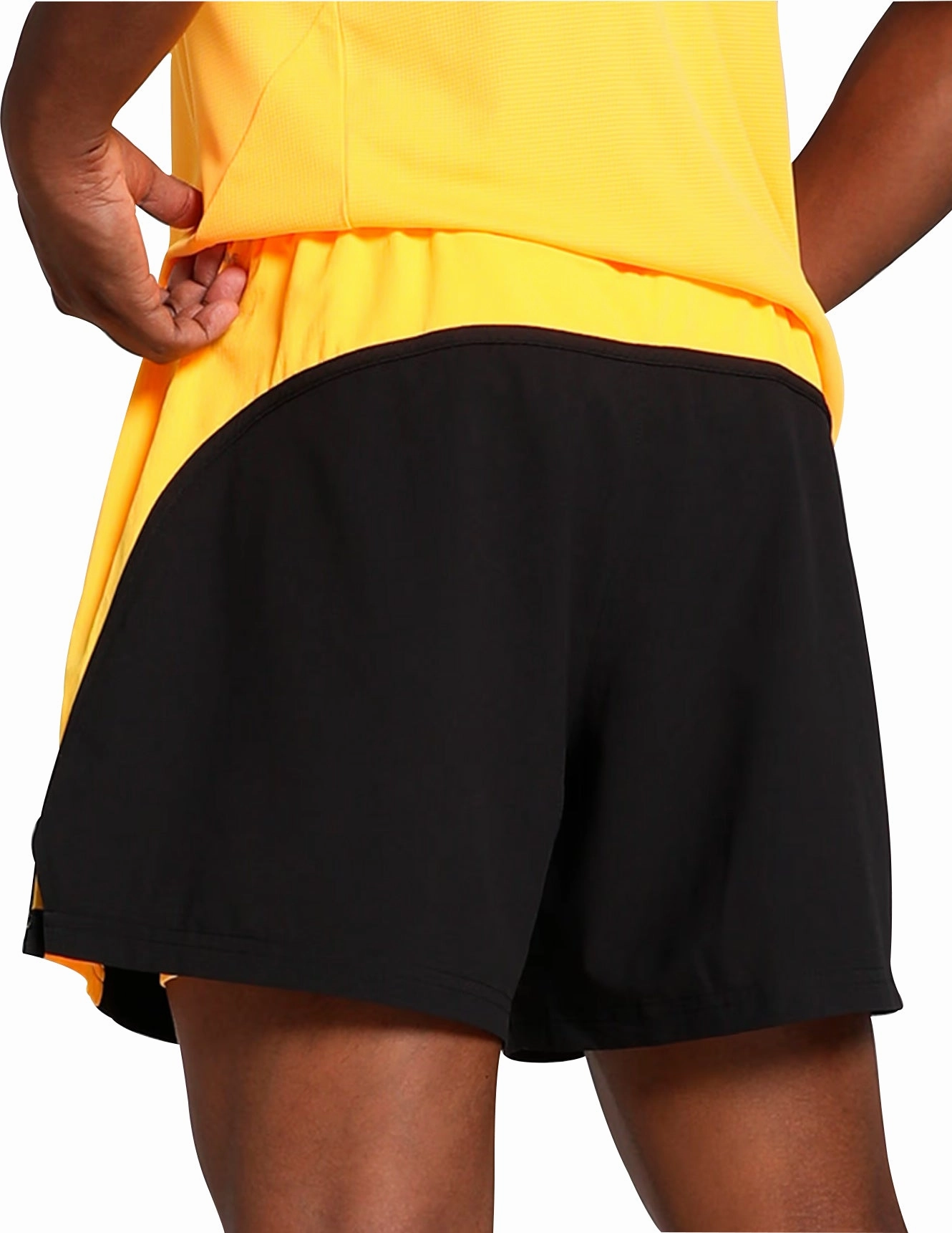 Crisp Look Puma Velocity Ultraweave 2 In 1 Mens Running Shorts - Black