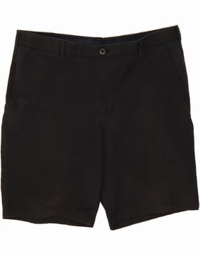 Stretch performance IZOD Mens Chino Shorts W40 XL  Navy Blue Cotton