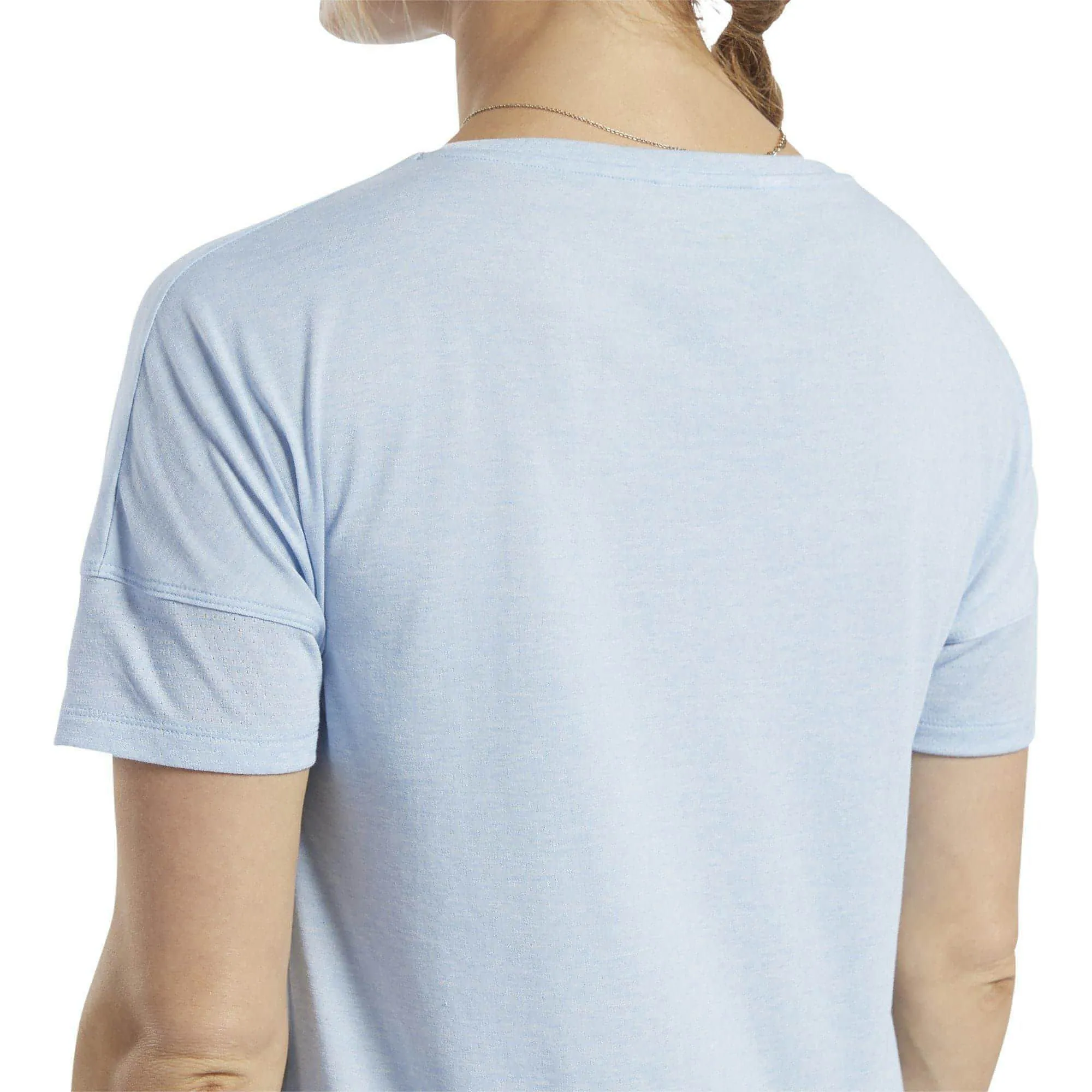 Reebok ActivChill   Cotton Short Sleeve Womens Training Top - Blue Stylish