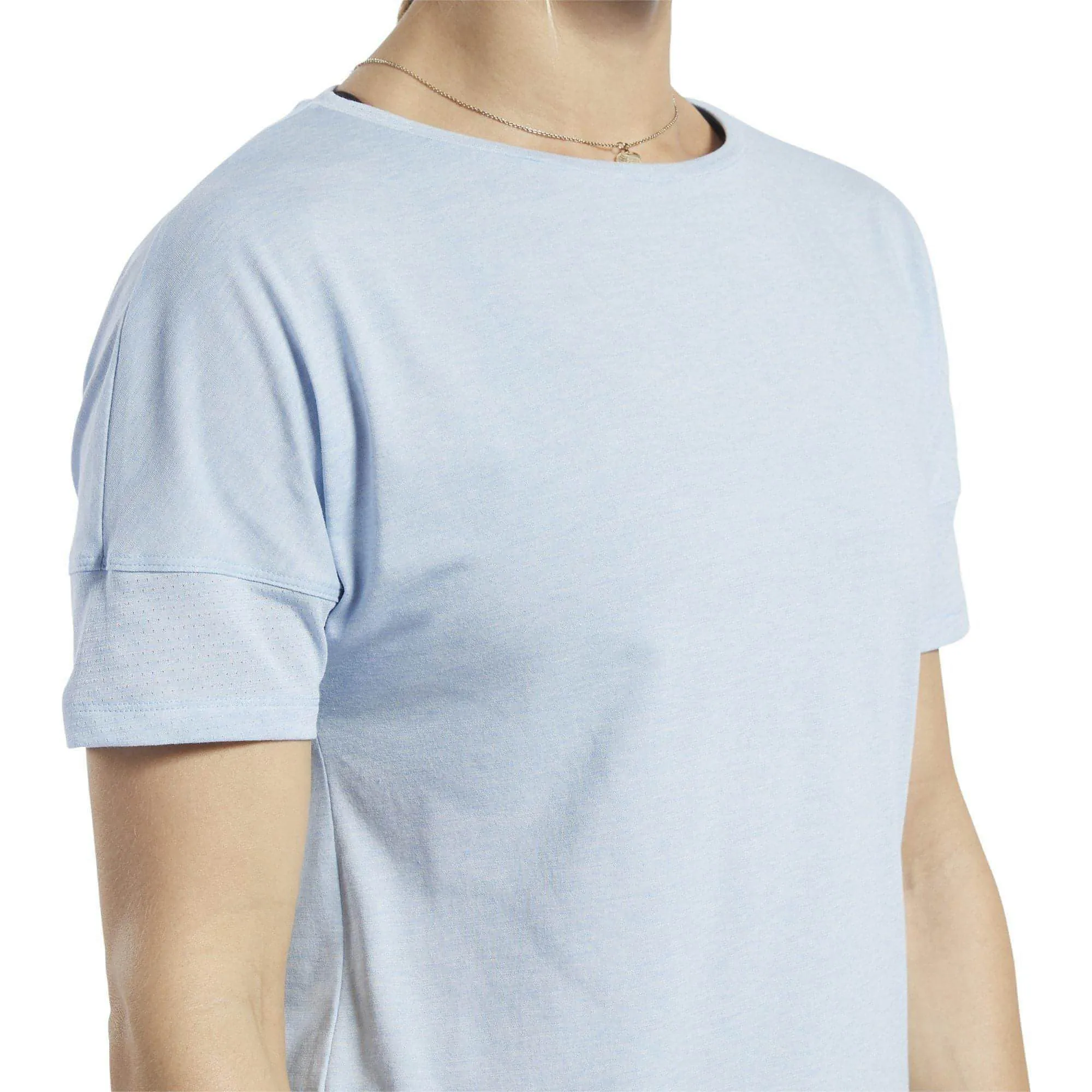 Daily Style Trend Reebok ActivChill   Cotton Short Sleeve Womens Training Top - Blue