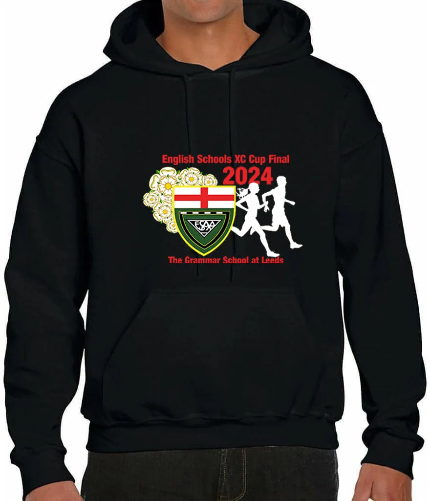 Soft Lining Minimalist Outfit More Mile Classic ESAA Leeds XC Final 2024 Hoody - Black