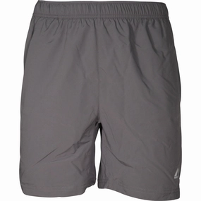 More Mile Aspire 7 Inch Mens Running Shorts - Grey Breathable Mesh Panels