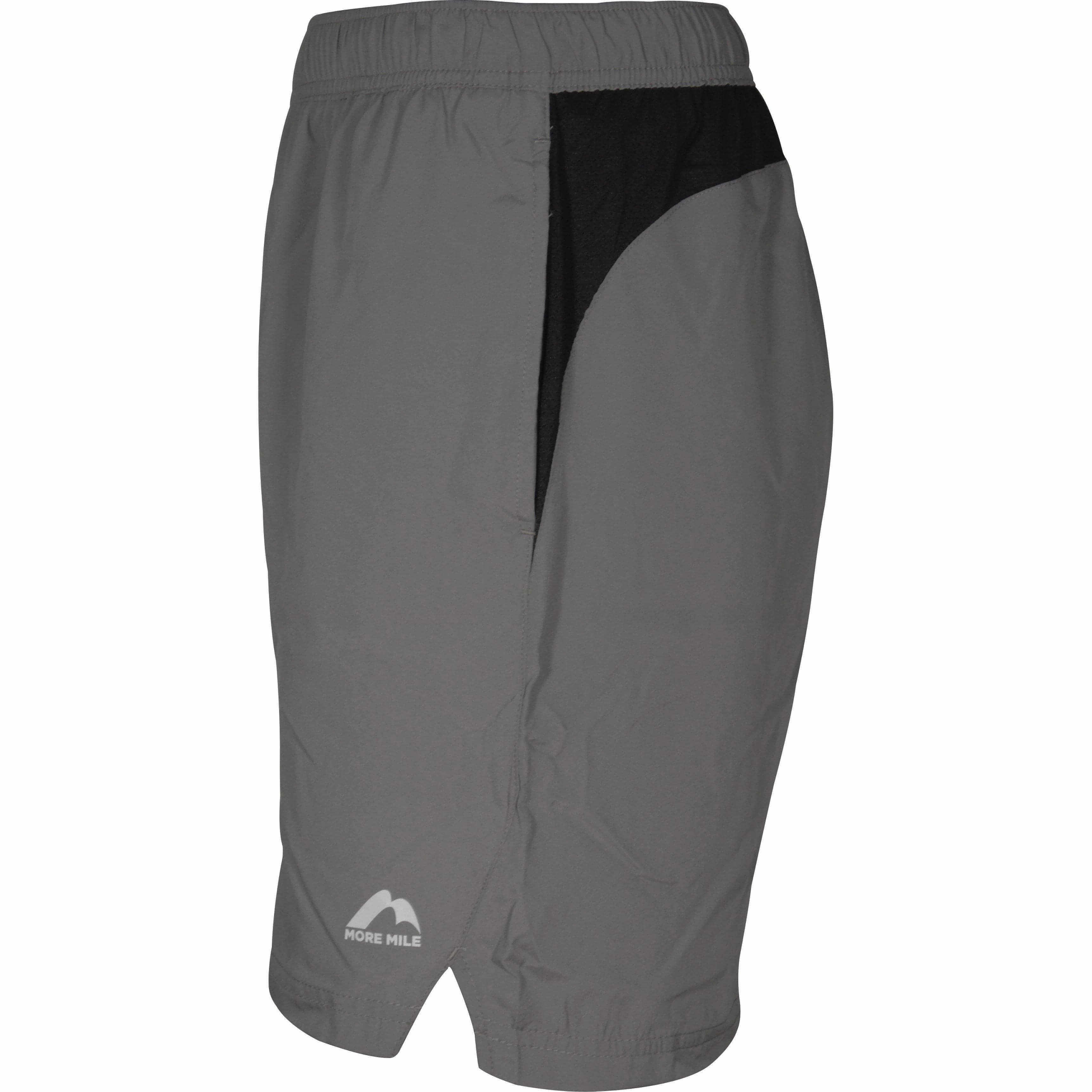 More Mile Aspire 7 Inch Mens Running Shorts - Grey Casual Look