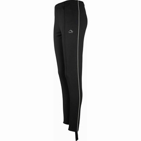 Flexible Waistband More Mile Essentials Womens Running Tracksters - Black