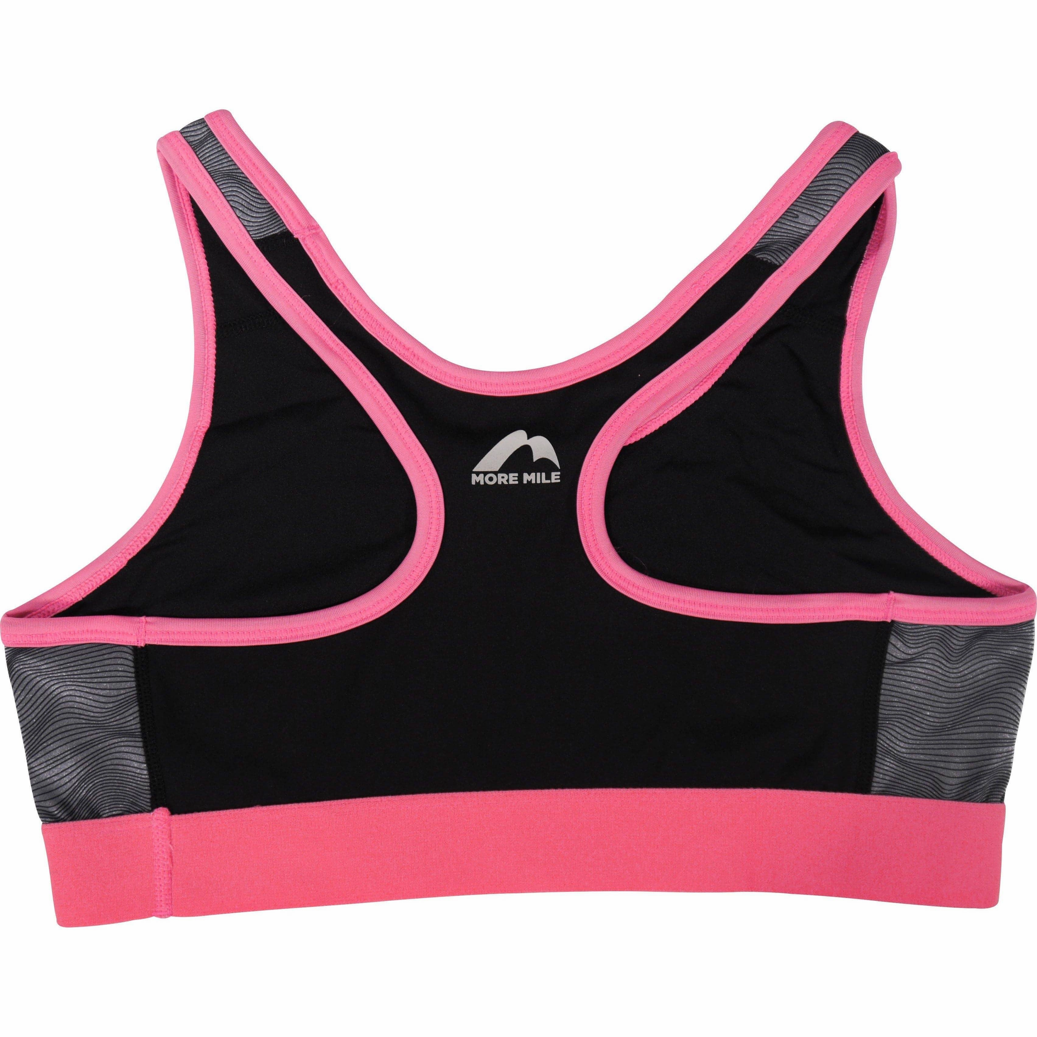 Long - term - usable defense More Mile Girls Running Crop Top - Grey