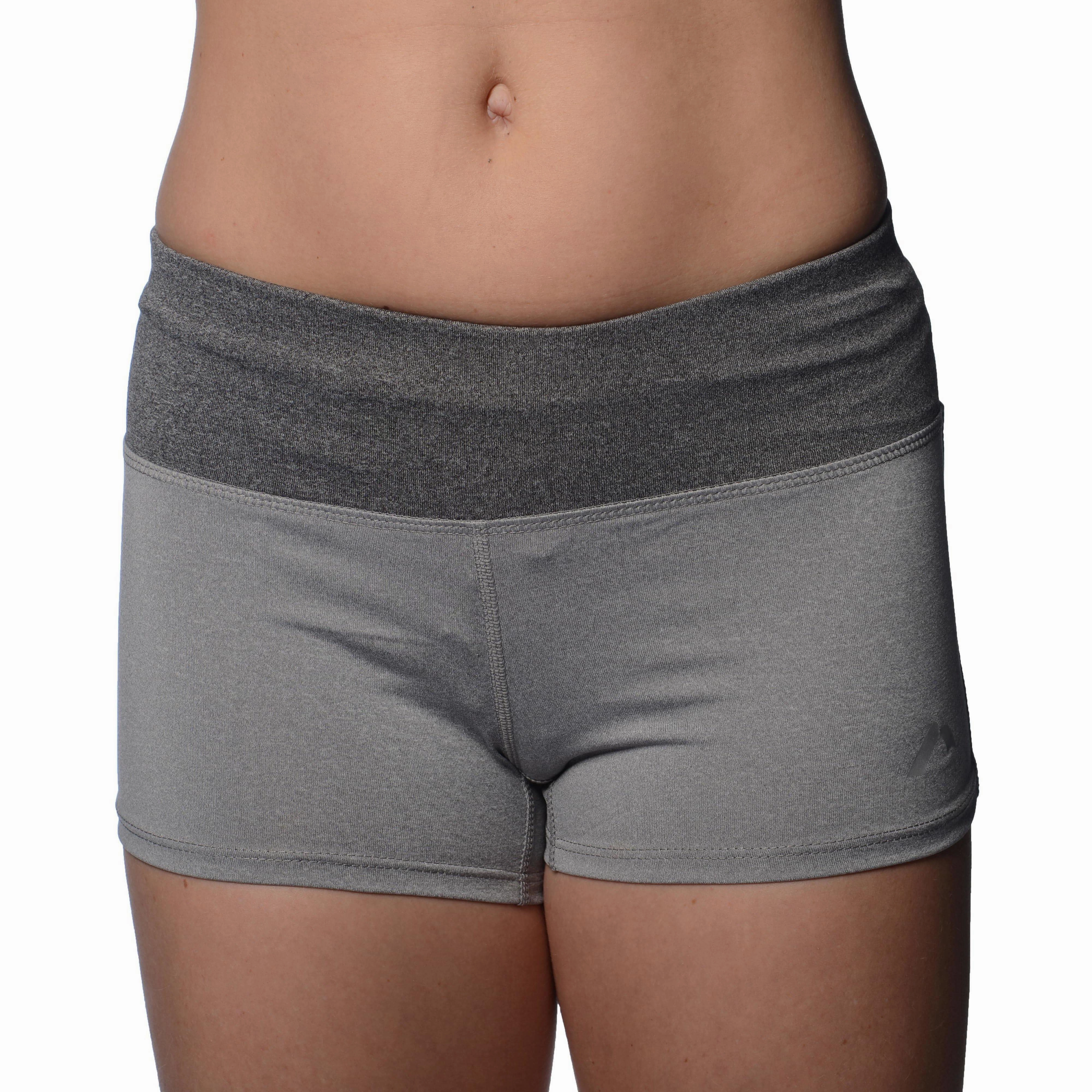 Airy Touch More Mile Marl 3 Inch Womens Running Shorts - Grey