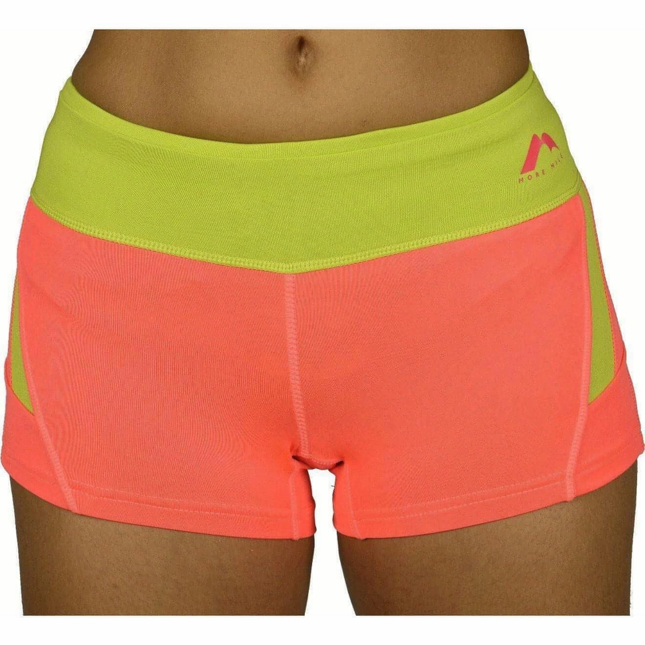 Versatile Layering Capability Comfy Waistband More Mile More-Tech 3 Inch Womens Running Shorts - Pink